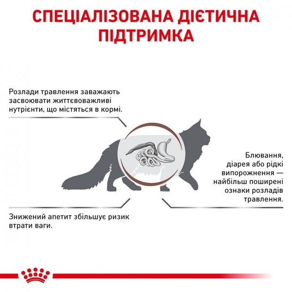 Сухой корм для взрослых кошек Royal Canin Gastro Intestinal Cat - 2 кг 39050201 фото