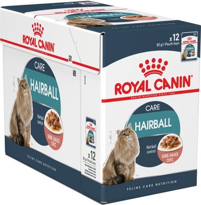 Упаковка вологого корму для котів Royal Canin FHN WET HAIRBALL CARE 85 г х 12 шт 4158001 фото