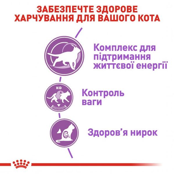 Сухий корм для дорослих стерилізованих кішок Royal Canin Sterilised 7+ -- 1.5 кг 2560015 фото