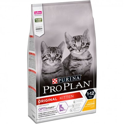 Сухой корм для котят Purina Pro Plan Original Kitten с курицей - 1.5 кг 7613036505178 фото