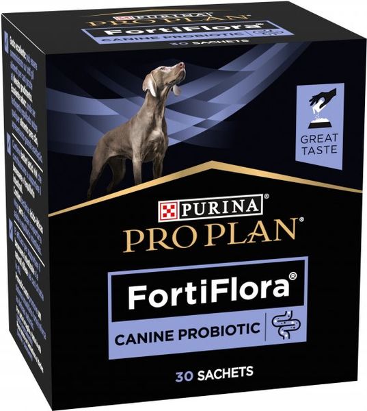 Додатковий корм для дорослих собак і цуценят Purina Pro Plan Canine Probiotic FortiFlora 30 г 136109721 фото