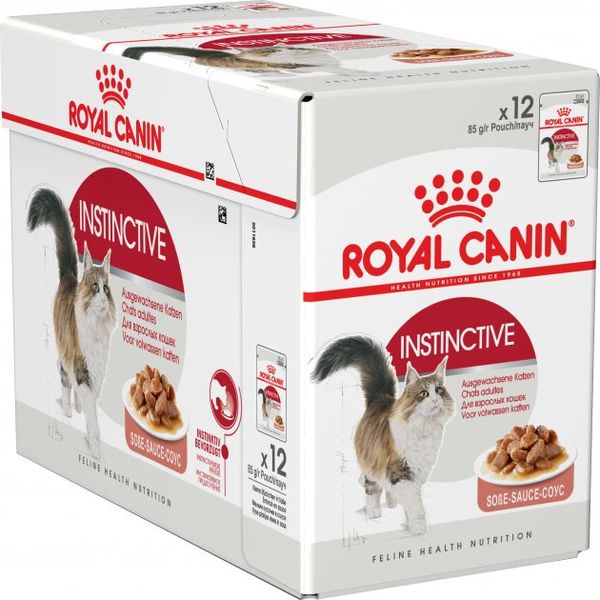 Упаковка влажного корма для кошек Royal Canin FHN WET INST in gravy (85 г х 12 шт) 4059001 фото